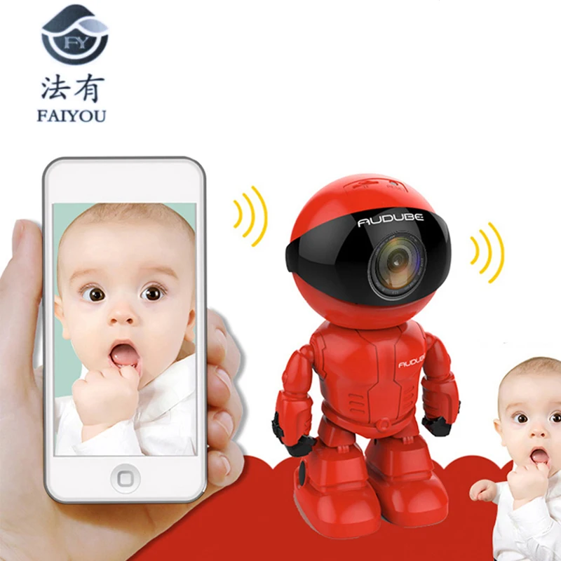  Wireless Robot WIFI 1.0MP Camera IP P2P CCTV Cam Baby Monitor Surveillance HD H.264130MP Lens IR Ni - 4.00005E+12