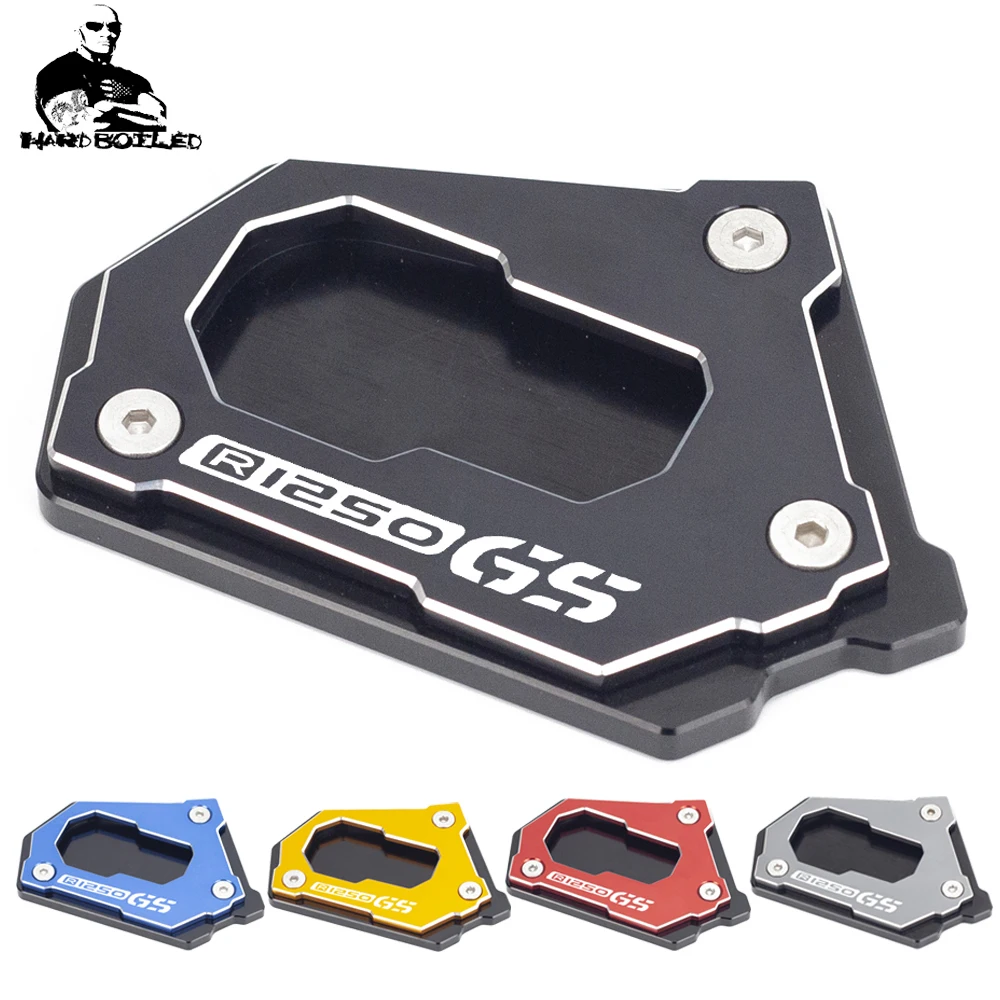Moto Kickstand Foot Side Stand Extension Pad Support Plate Cover Motor 