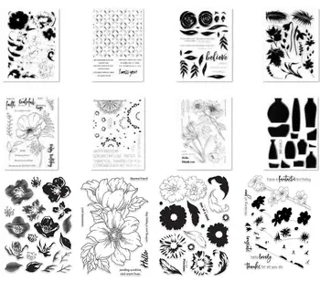 

flower Clear Stamp Or stamp for DIY Scrapbooking/Card Making/Kids Fun Decoration Supplies A2245