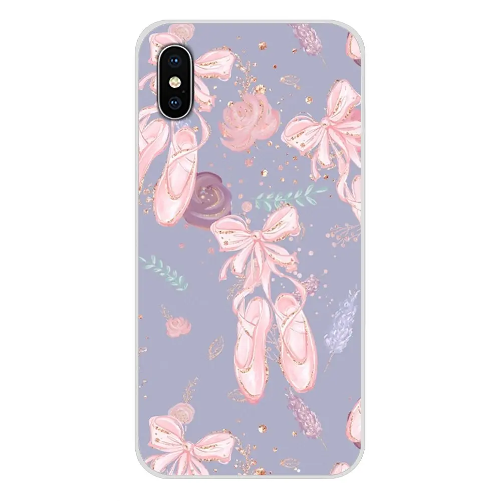 images 3 Красивые балетки для девочек, танцевальная обувь для Apple iPhone X, XR, XS, 11Pro, MAX, 4S, 5S, 5C, SE, 6 S, 7, 8 Plus, ipod touch, 5, 6, чехлы для телефона - Цвет: images 3