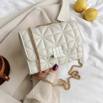 

Embroidery thread PU Leather Crossbody Bags For Women 2020 Elegant Shoulder Handbags Female Travel Totes Cross Body Bag