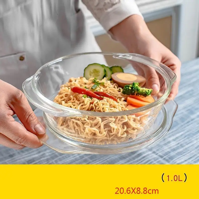 Version B Салатник Mutfak Malzemeleri блюда Saladeira лапша Saladier Фрукты Кухня Обеденный бар Frutero Посуда Столовые приборы стеклянная чаша - Цвет: Version B