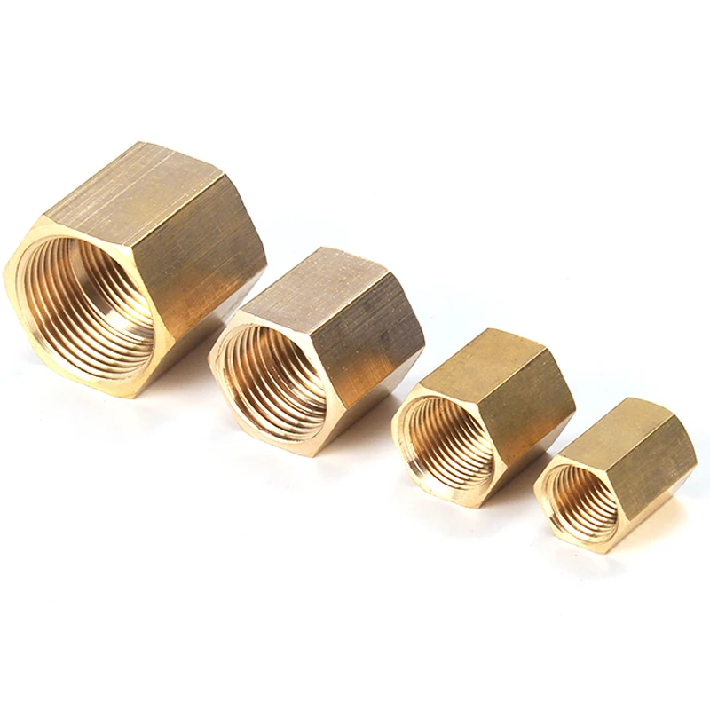 Brass Copper Hose Pipe Fitting Hex Coupling Coupler Fast Connetor Female Thread 1/8 1/4 3/8 1/2 3/4 BSP pipe fitting stainless steel ss 304 hex nuts hex nuts 1 8 1 4 3 8 1 2 3 4 1 1 1 4 1 1 2 bsp thread adapter