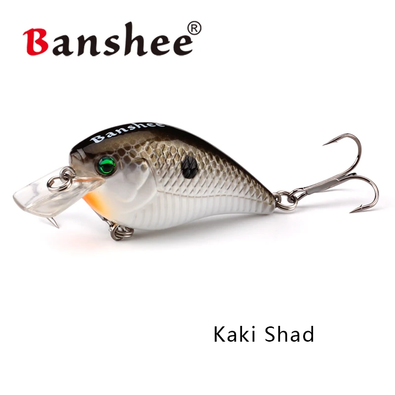Banshee 60 мм 12 г квадратный Билль кренкбейты плавающий воблер приманки погремушки рыболовные приманки - Цвет: Kaki Shad
