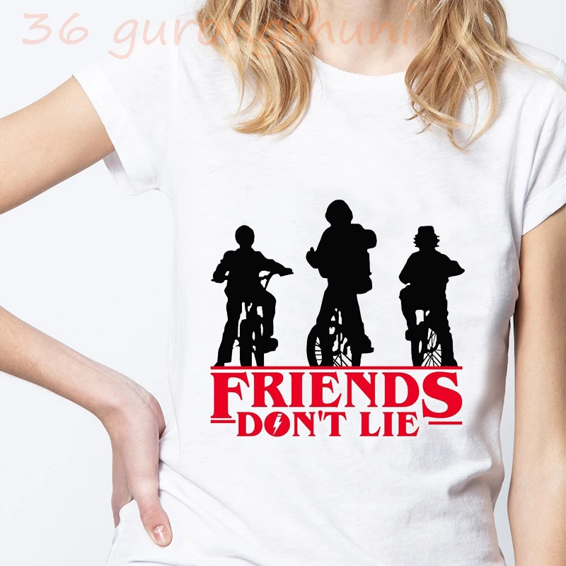 

tops graphic t shirts tees best friends Bicycle print tshirt goth stranger things t shirt women grunge aesthetic clothes Bicycle