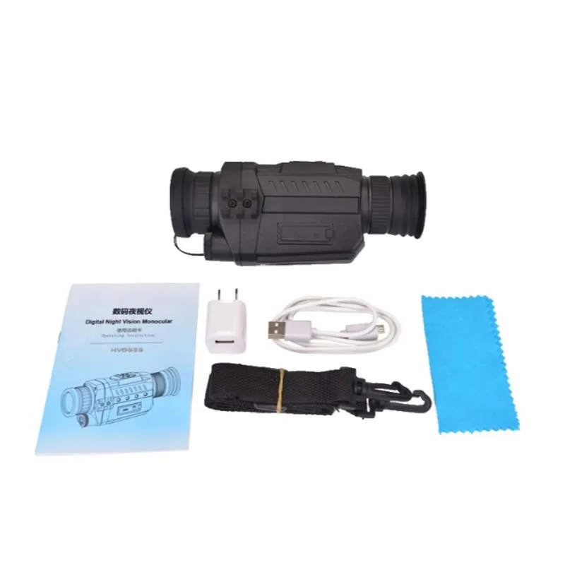 

NV535 Digital Night Vision Monoculars 200m full dark DVR NIght Vision Scope 5X Optical Magnification Photo Video Hunting Cameras