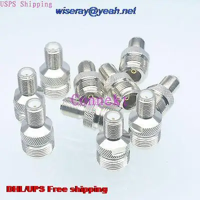 DHL/EMS 200 шт. адаптер разъем Jack N F ТВ прямой разъем типа "Джек" RF COAXIAL-A3