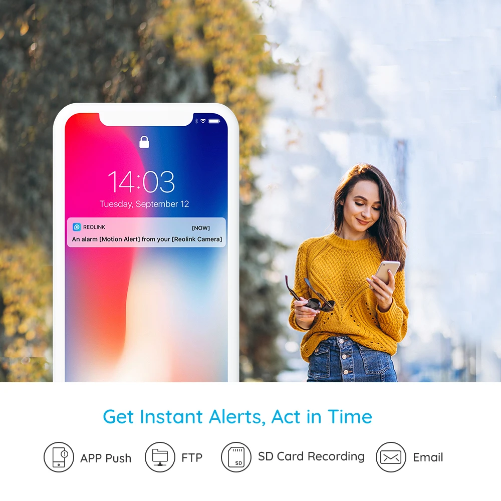 Наружная Wi Fi камера Reolink [в 2 упаковках] фотокамера 4 МП 4G и телефон наблюдения HD IP