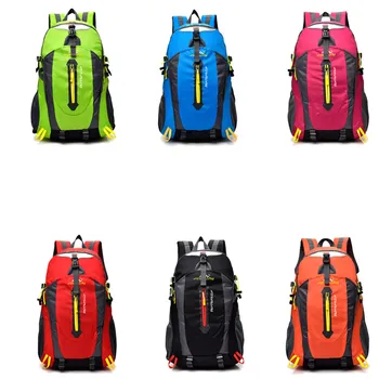 

Fashion Outdoor Contrast Color Nylon Backpack Travel Bag Mountaineering Bag 45L Casual Anti Theft School Bag New Mochila #M