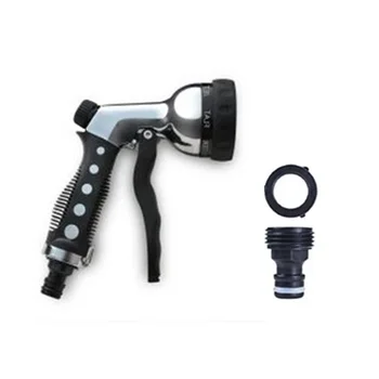 

High Pressure Hose Nozzle Garden Sprayer,Heavy Duty Washer,7 Pattern Watering Control,Pistol Grip Front Trigger