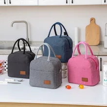 

Lunch Box Thermal Bags for Women Cooler Tote Portable Zipper Insulated Food Door Bag Travel Lunchbox Dinner Storage Container