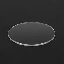 39 мм прозрачное гладкое плоское сапфировое стекло для часов толщиной 1,2 мм против царапин круглые хрустальные часы замена инструмент для ремонта