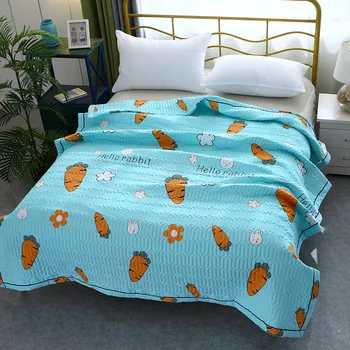 

Skin-Friendly Summer Quilt Summer Blanket Skin-Friendly Velvet Thin Quilt Rinsing Machine Single and Double Quilt