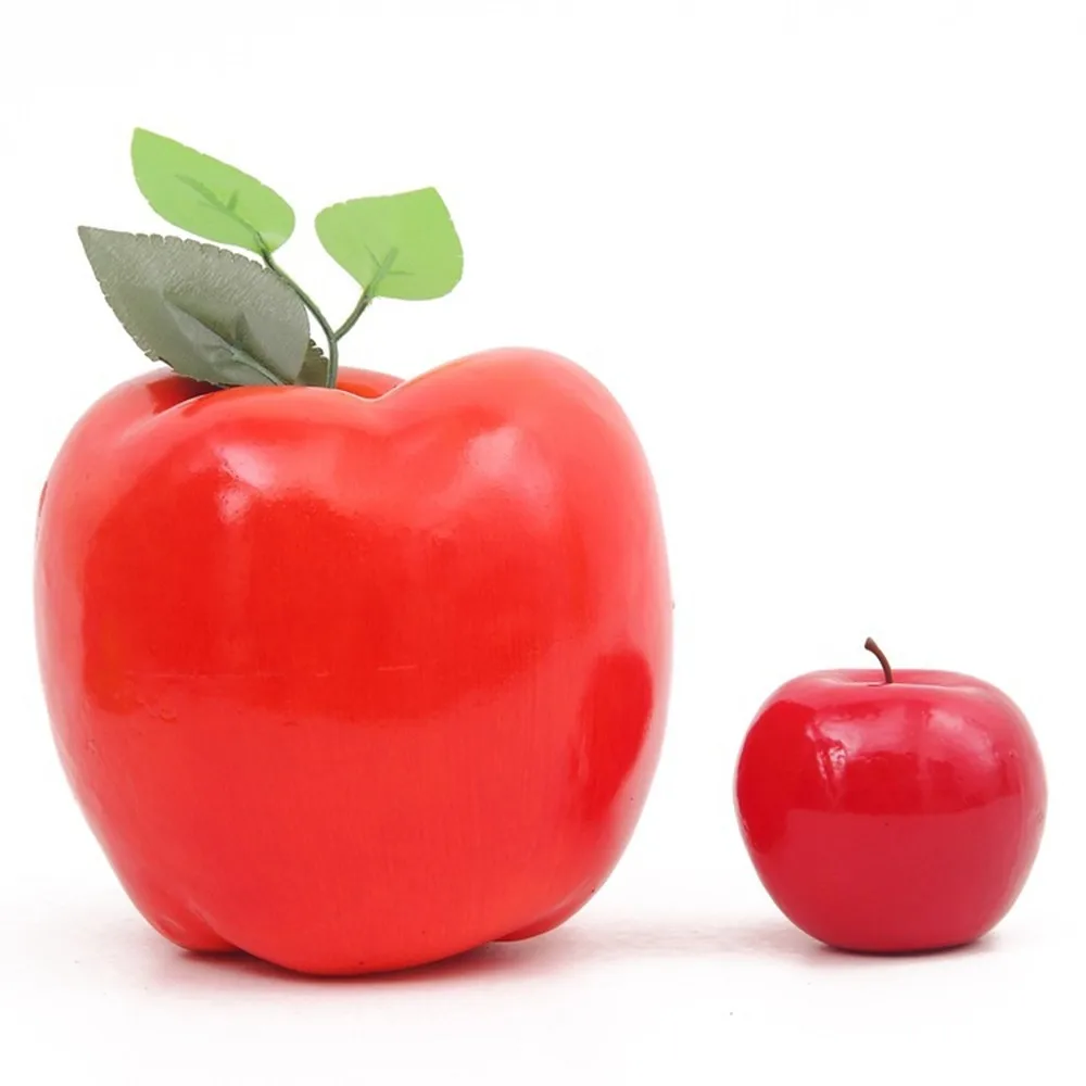 

Artificial Large Fruit Peach Apple Foam Fake Fruit Model Stage Props For Restaurants Fruit Shops Home Decoration