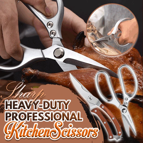 

Professional Sharp Kitchen Scissors Multifunctional Stainless Steel Scissors Professional sharp Chicken Bone Scissors Can Opener