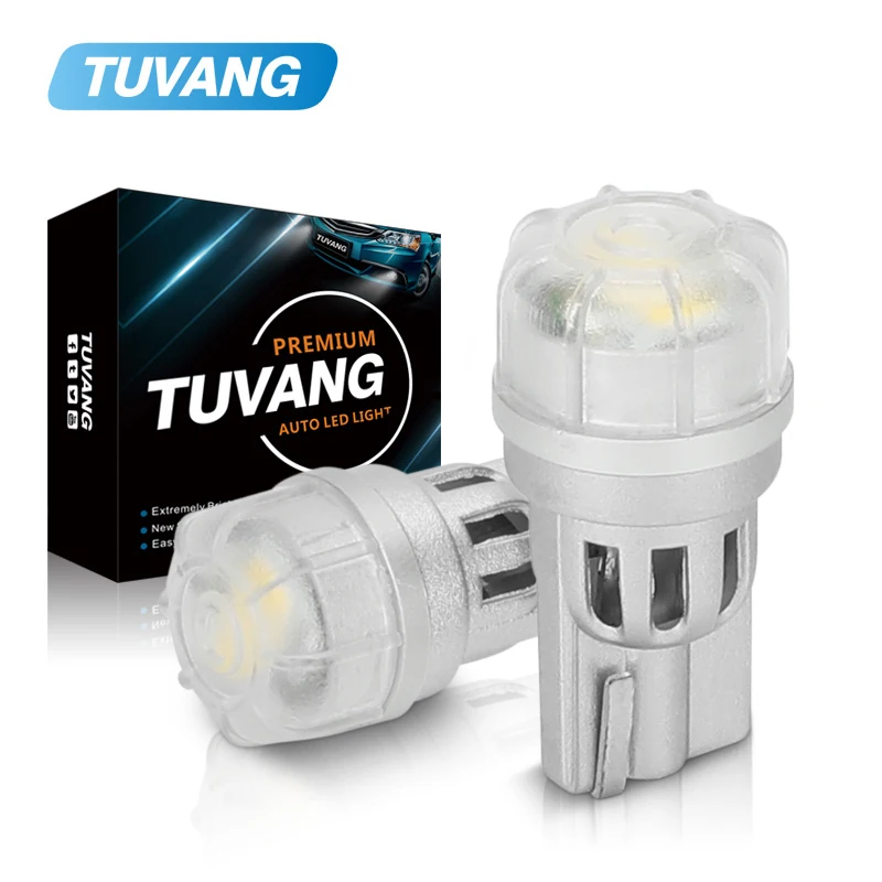 2x T10 194 168 светодиодные лампы w5w Cree чип для автомобиля DRL габаритная подсветка