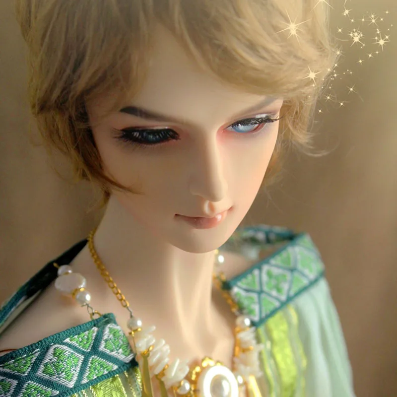 Bybrana BJD игрушка кукла 1/3 Мужской ребенок Мужской Бог ниальд короткие волосы косая челка желтый