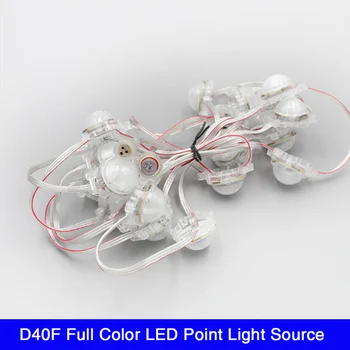 

200pcs/lot D40 series Club DC24V 1.44W 5050 rgb pixel 40mm led monochromatic point light source red /green / yellow /blue /white