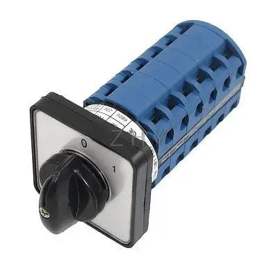 

AC 660V 20A 2 Positions 24 terminal on/off Latching Changeover Switch