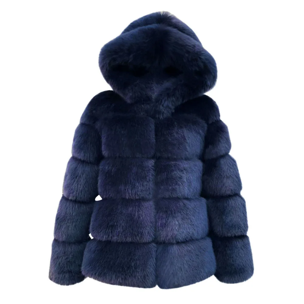 Abrigos mujer invierno зимнее женское пальто из искусственной норки, зимняя новая куртка из искусственного меха, теплая плотная верхняя одежда, куртка manteau femme