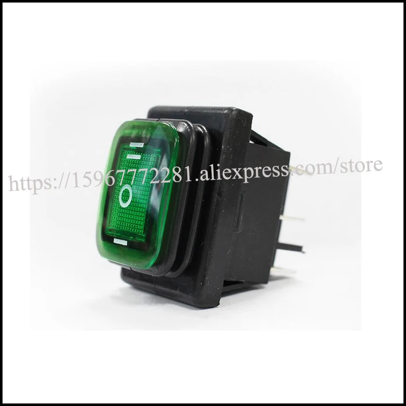 30*22 мм 30A/250V Heavy Duty 6-контактный DPDT IP67 Водонепроницаемый T85 ВКЛ-ВЫКЛ-на авто лодка морской переключатель кулисный переключатель с светодиодный 12V 220V