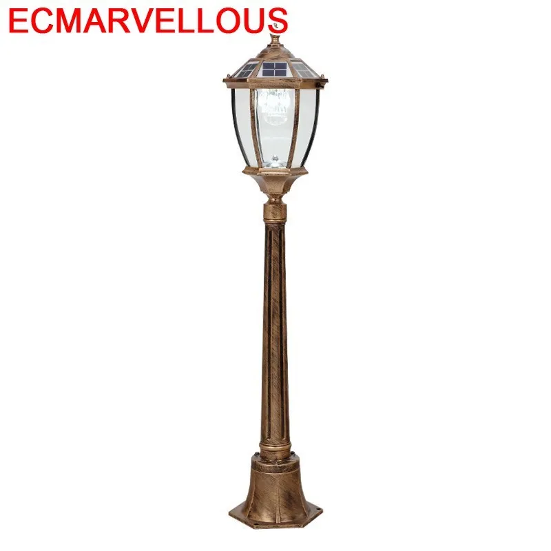 Ламба Sokak Lambasi Lampadaire Европейский De Rue Eclairage солнечный светильник Exterieur Декор Uliczna