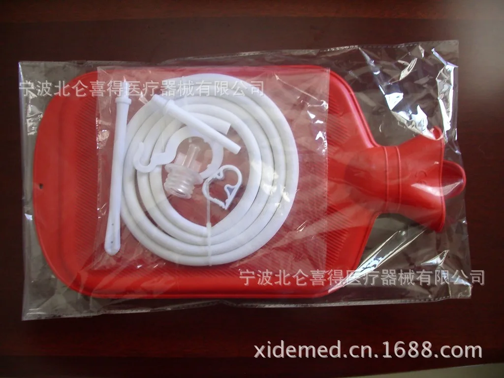 Производители в настоящее время Aliexpress Amazon сумка для клизмы горячая Распродажа резиновый силикагель сумка для клизмы шприц для сосисок