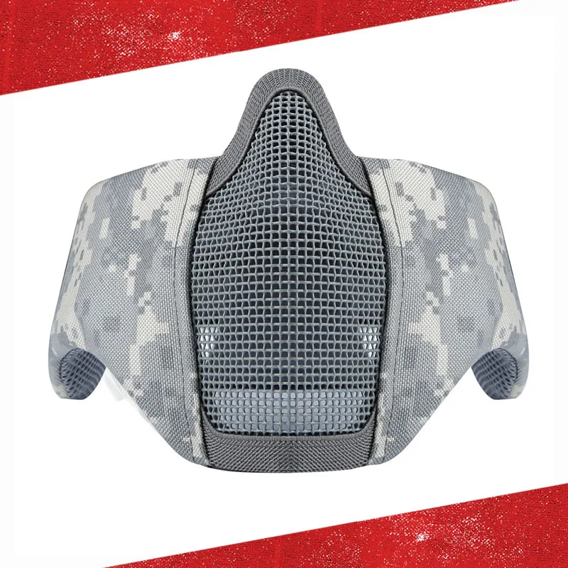 

Outdoor Airsoft Tactical Mask Breathable Airsoft Paintball Hunting Masks Wear Resistant Safety Shooting Combat CS Military Mask