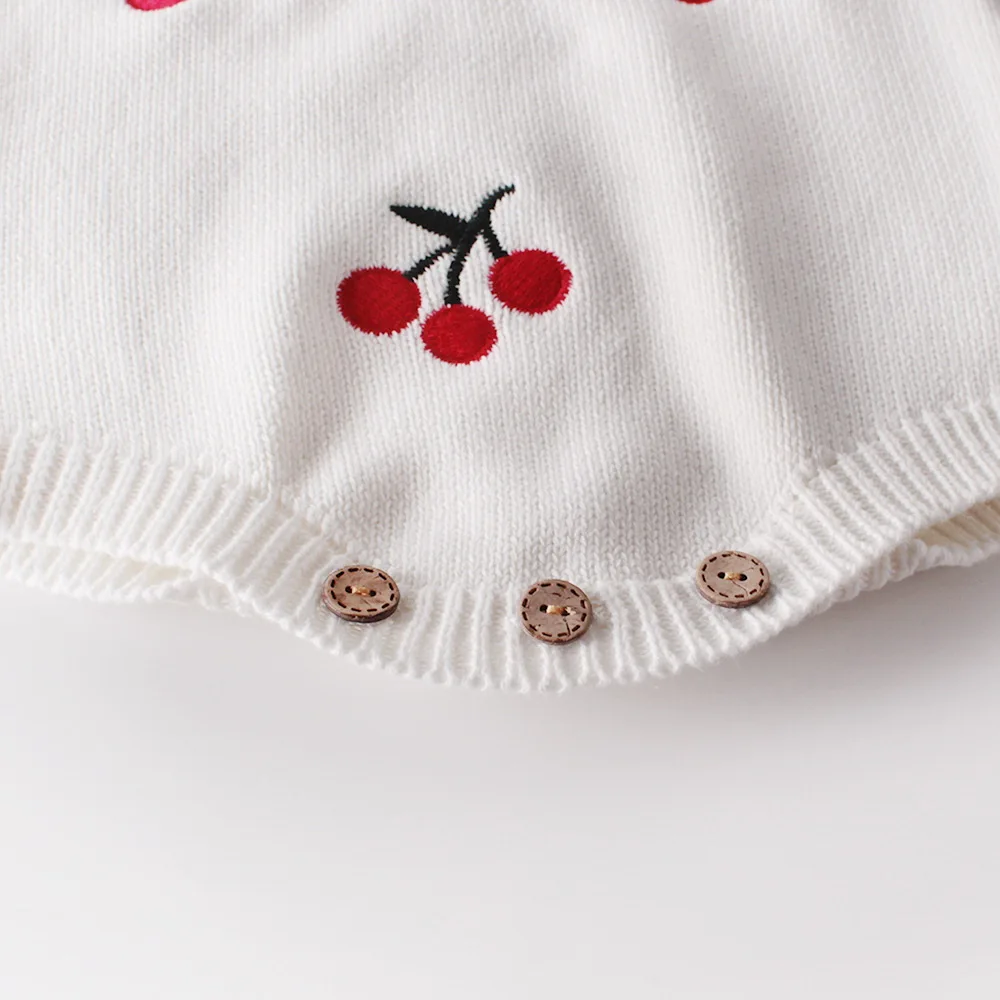 57-7-Cherry Baby Girl Coat Romper