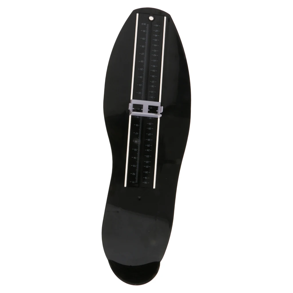 Footful Adults Foot Measure Shoes Gauge Tool Measurer for Men Women Black