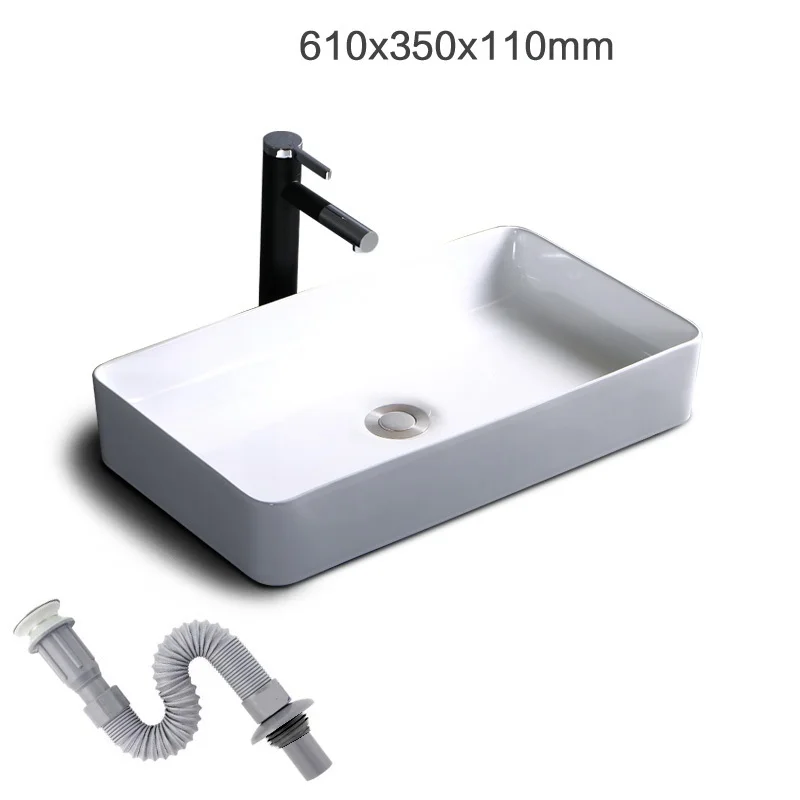 Черный Wasbak Bagno Waschtisch Wastafel Para Salle Bain Bacia De Lavagem Bassin Pia бассейна Куба Banheiro раковина для ванной Lavabo
