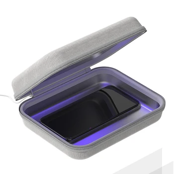 

Multifunctional UV Phone Box Mask Cosmetics Glasses UVC Cleaning Case Personal Disinfection Cabinet Germicidal Lantern Cleaner