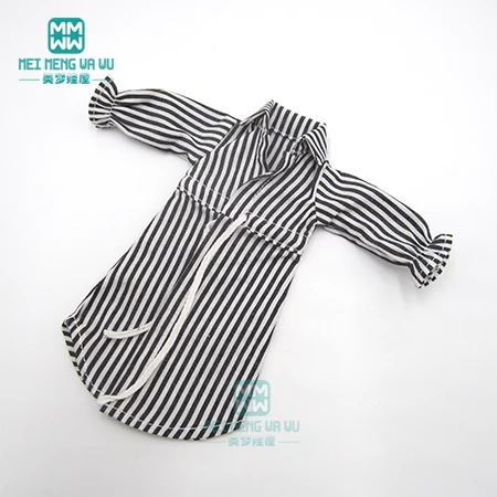 1 шт. одежда Blyth Doll полосатая рубашка, жилет, спортивные штаны для Blyth Azone OB24 OB23 кукла 1/6 аксессуары - Цвет: XB--021--C