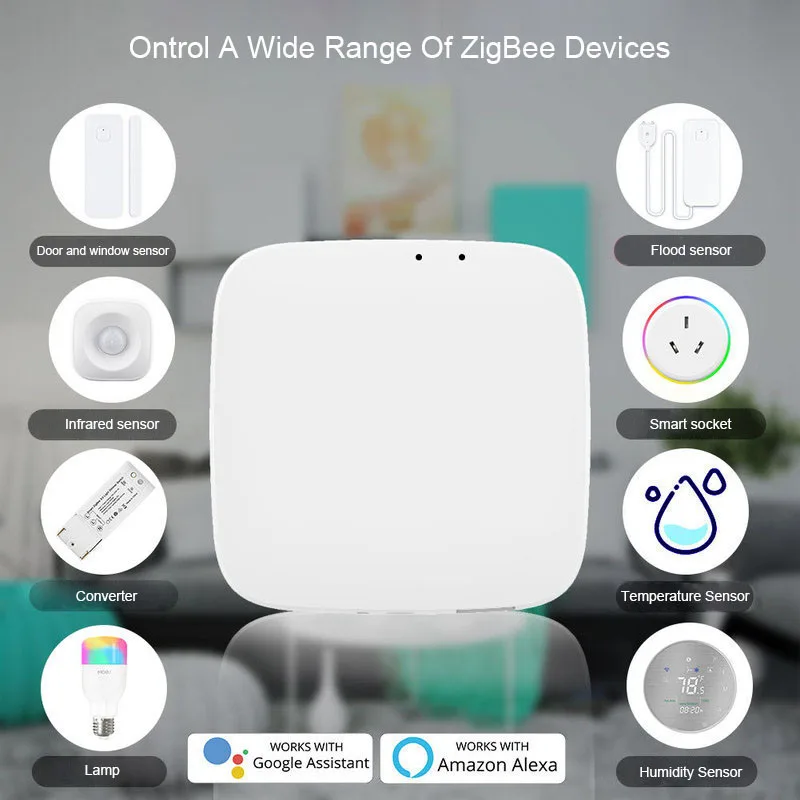 zigbee inteligente gateway hub casa inteligente bridging 01