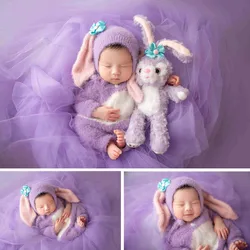 Accessoires de photographie pour nouveau né, body de poupée de dessin animé, filet de fil, vêtements pour bébé fille, Studio Photo, accessoires 