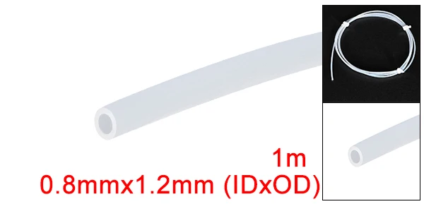 Uxcell 1 шт. PTFE трубопровод труба для 3d принтера RepRap росток коссель Высокая Смазывающая способность антипригарная электрическая свойства