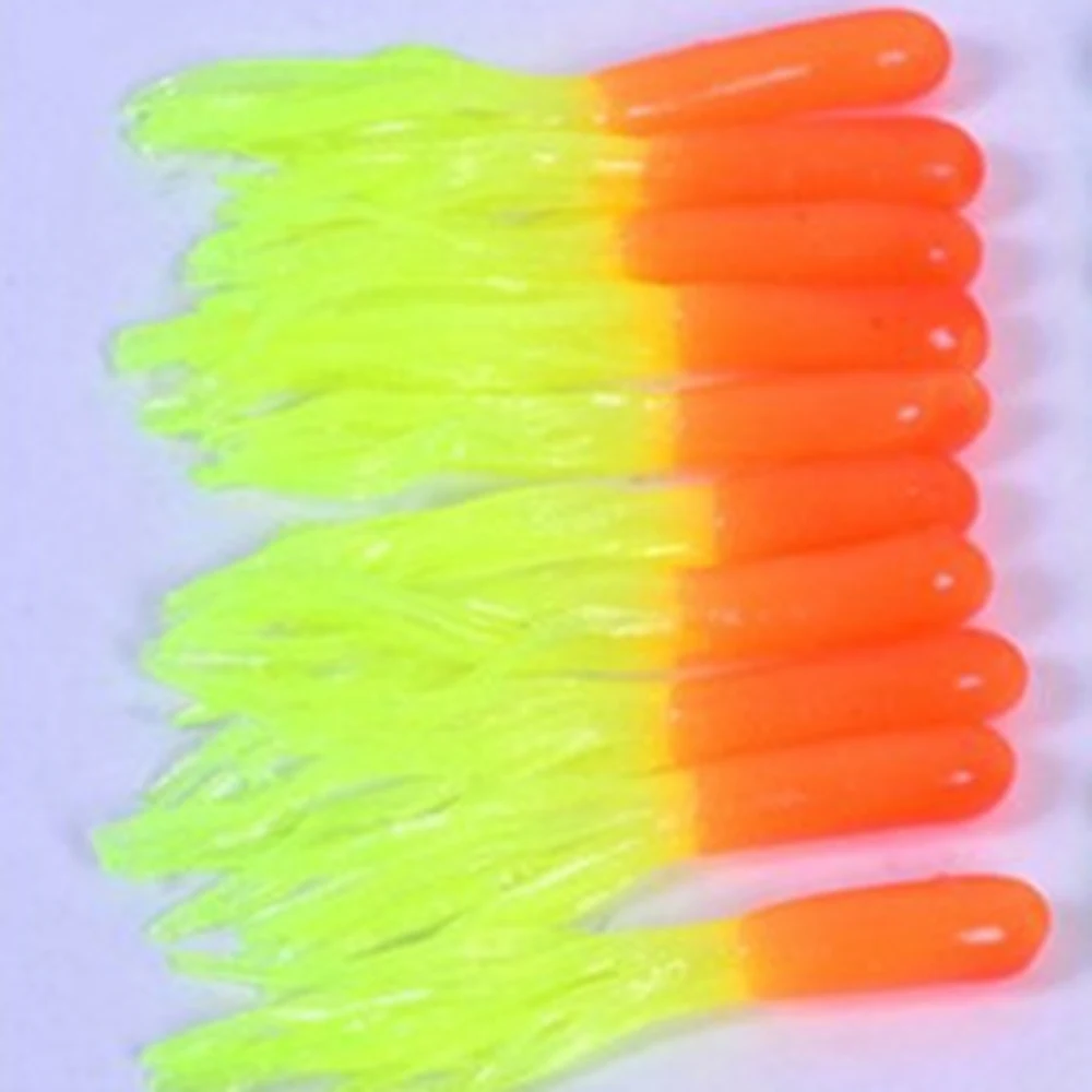 

35pcs Soft Fishing Baits + 10pcs Lead Hooks Worm Fake Artificial Colorful Lures Perfect tool for fishing lovers