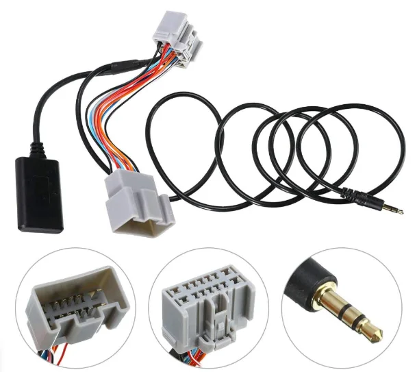 14 Pin Bluetooth Adapter Audio Cable For Volvo C30/s40/v40/v50/s60/s70/c70 Cd Radio With Aux