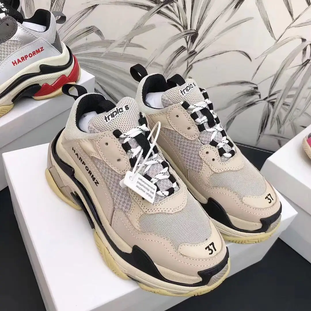 Bonjean Mixed Color Women Sneakers Fashion Mesh Air Platfoem Trainers shoes Ruunway Party Dress Shoes Woman