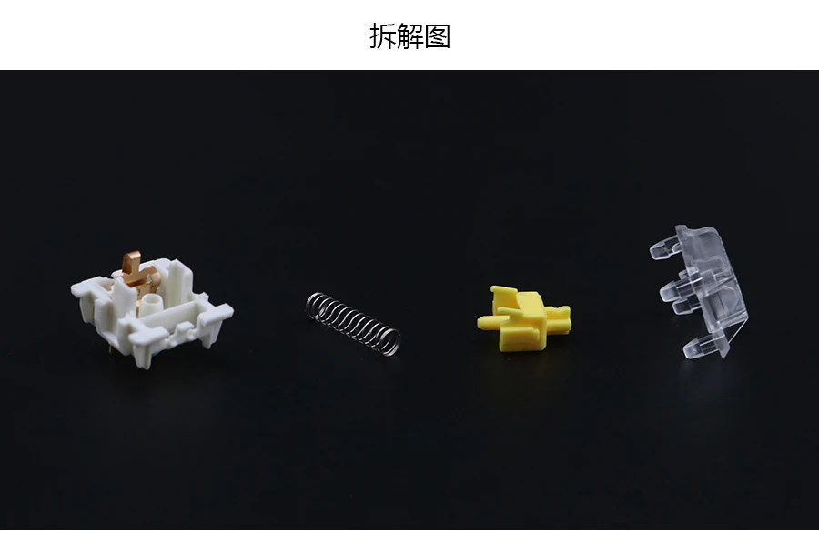 RGB Gateron желтый красный коричневый переключатель SMD переключатели для