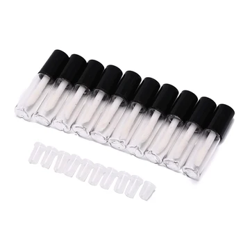 

10pcs/pack PET Makeuo Tools Wholesale Plastic Clear Lip Gloss Tube Balm Bottle Container Cosmetic Containers 10ML