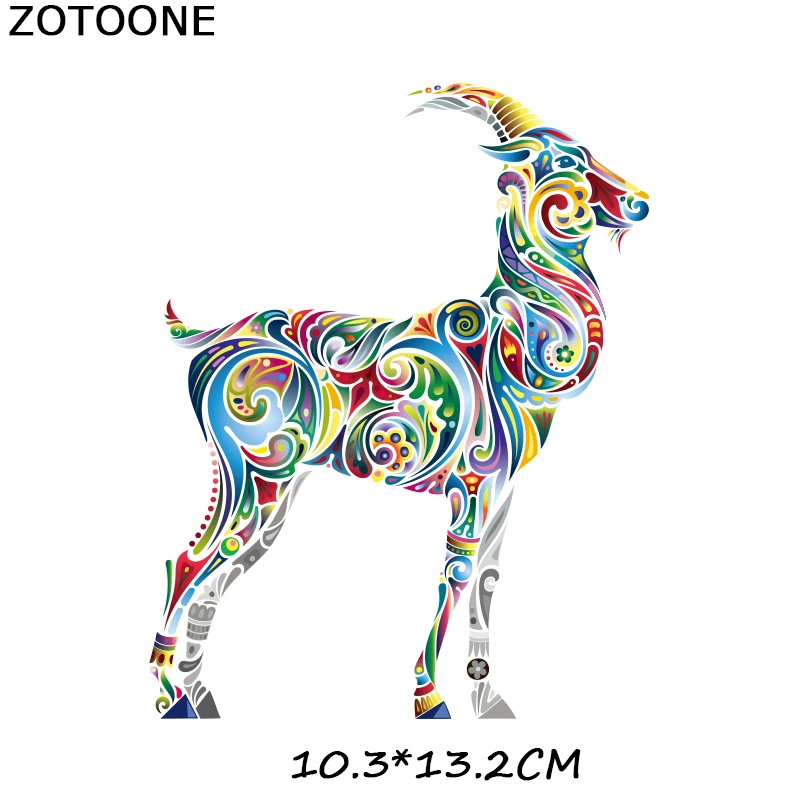 ZOTOONE наклейки с животными для железной одежды аксессуары DIY футболки Платья моющиеся теплопередачи - Цвет: ZT1295