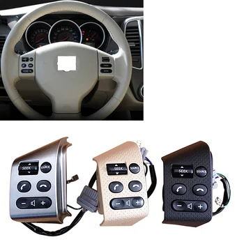 

CAPQX Auto Steering Wheel Audio Control Button Switch For Nissan Tiida 2005-2010 Geniss 2006-2008 Livina 2007-2010