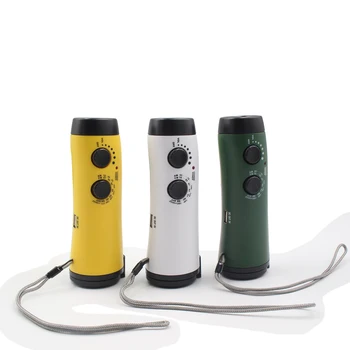 

[Seven Neon]Emergency Rechargeable Hand Crank Dynamo Flashlight Cell Phone Charger AM/FM Radio Camping Light Tourch
