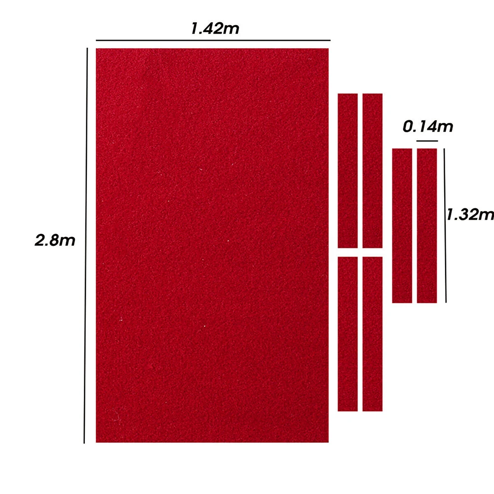 Hotel Professional Club Nylon Indoor Table Cloth Anti Slip Bar Durable Accessories Billiard Pool Solid Chinese Style Sports