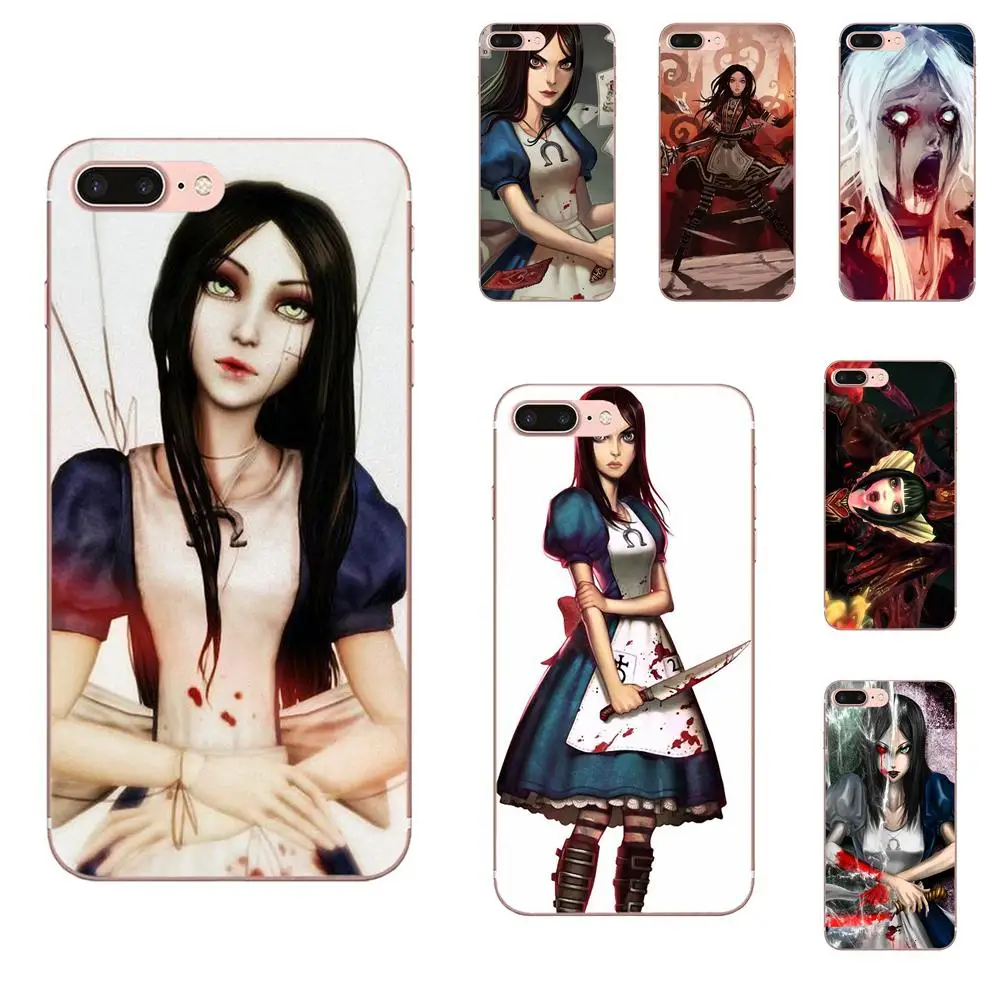 Мягкий чехол из ТПУ для Apple iPhone 4 4S 5 5C 5S SE SE2 6 6S 7 8 11 Plus Pro X XS Max XR American Mcgee Alice