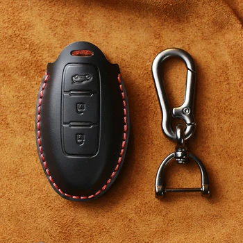 Cover chiave telecomando per Nissan Qashqai Pathfinder Versa Tidda Murano Rogue X-Trail 5 Cover chiave telecomando per Nissan Qashqai Pathfinder Versa Tidda Murano Rogue X-Trail - KEYYOU Auto copertura di chiave del cuoio astuto della copertura chiave a distanza Per Nissan