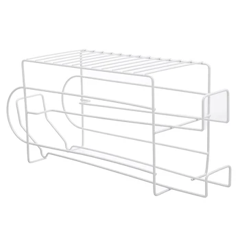 

Shelf Storage-Rack Refrigerator Fresh Drink Beer Cola Cans Storage Rack Solid Double-layer Finishing Shelf Beverage Cans Storage