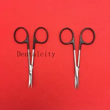 Стоматологические ножницы для офтальмологической хирургии из нержавеющей стали для косметической пластической хирургии двойные инструменты для хирургии век