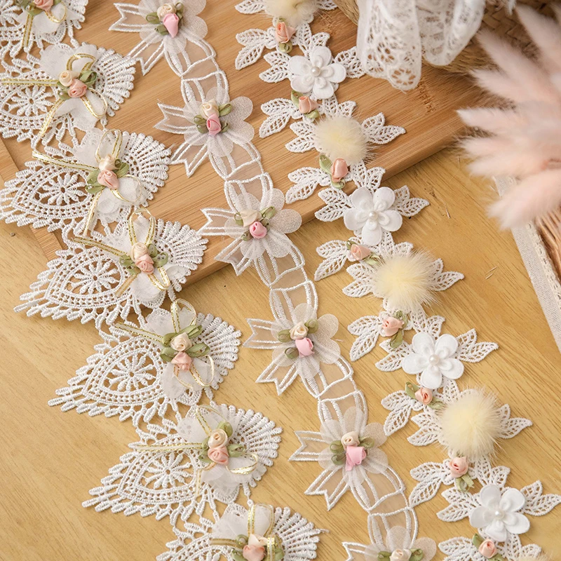 Lace Ribbon For Wedding Decor Party Dress DIY Sewing Accessories, lace ribbon,lace sewing supplies,lace sewing accessories,lace accessories,lace decoration,lace garment accessories